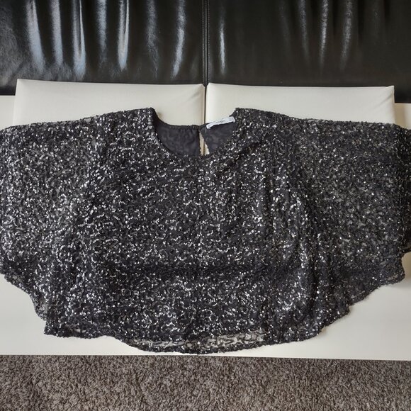 Mango short sequin party top, new - Picture 6 of 6